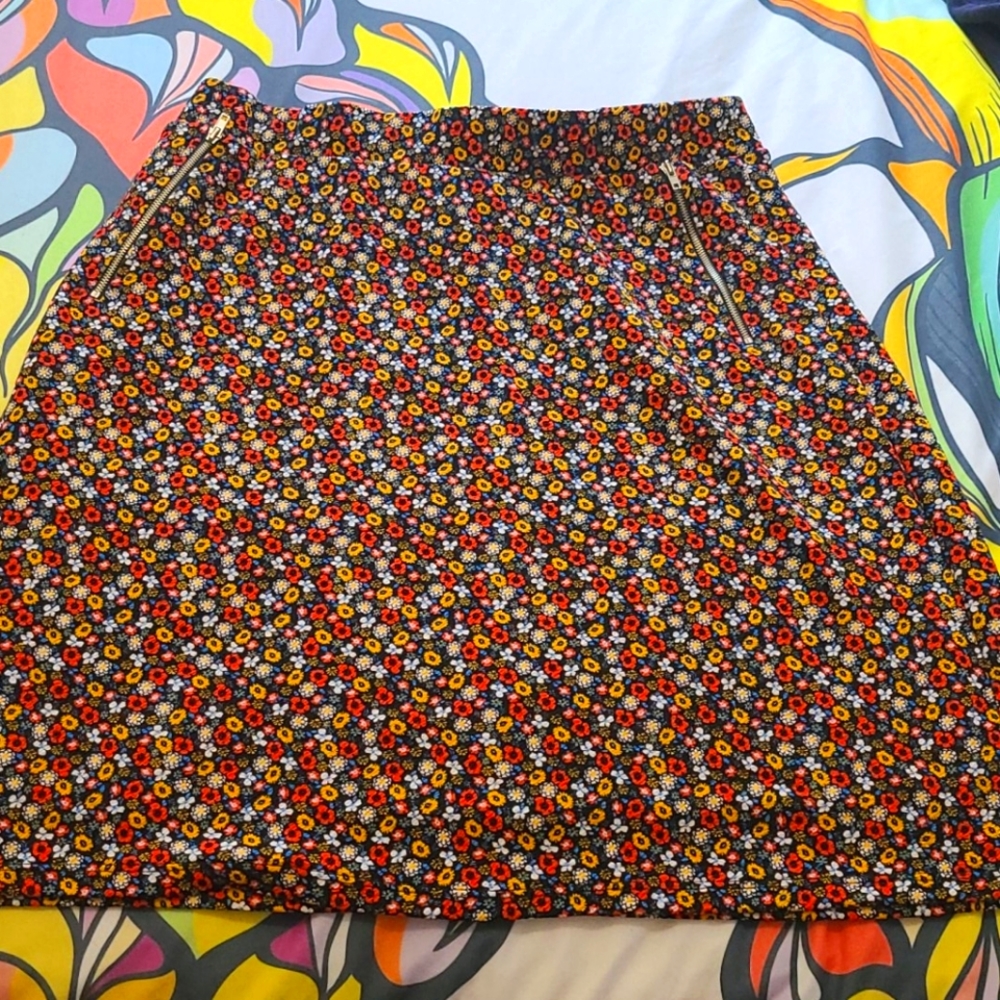 Maura Zip Pocket Detail Skirt